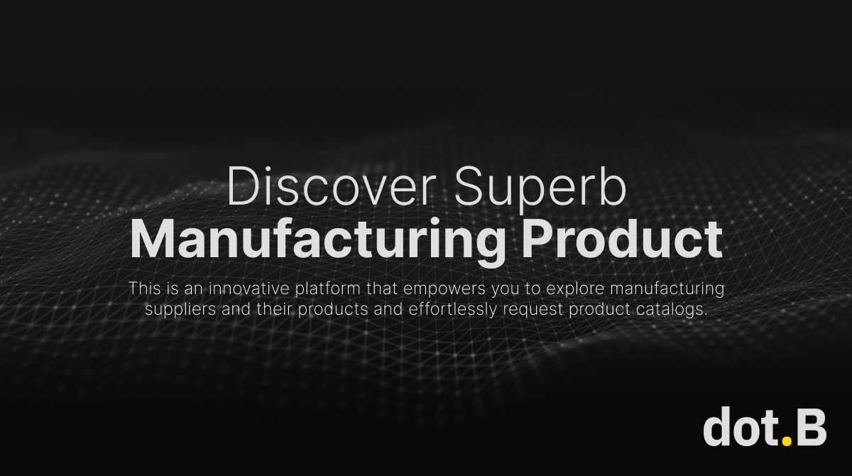 Featured on the 'dot B' site, showcasing Japanese manufacturing to international markets!